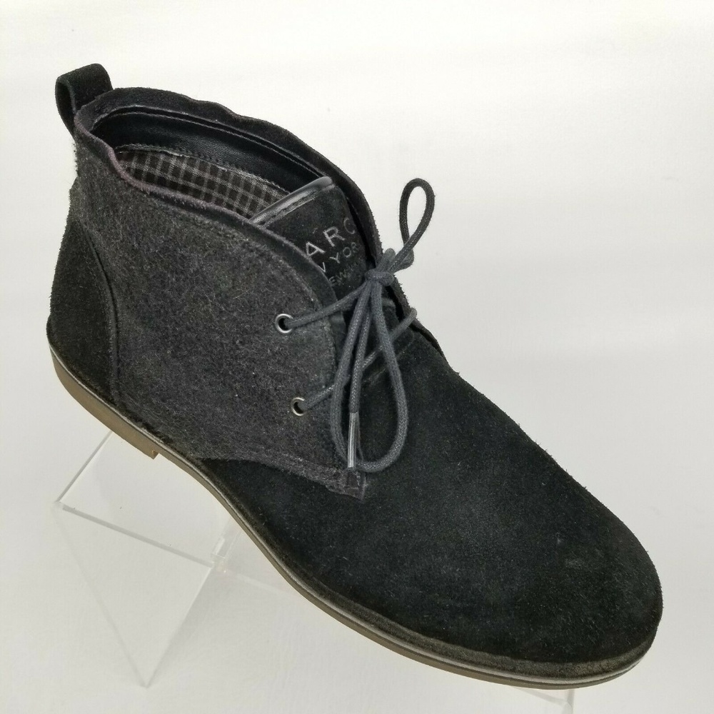 Marc New York Nystans Mens Chukka Boots Black 10.5